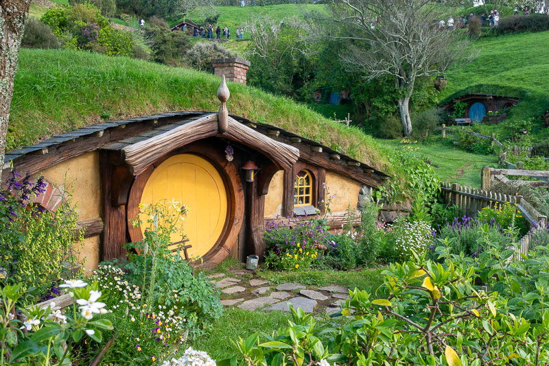 Hobbiton Nueva Zelanda Agujero Amarillo