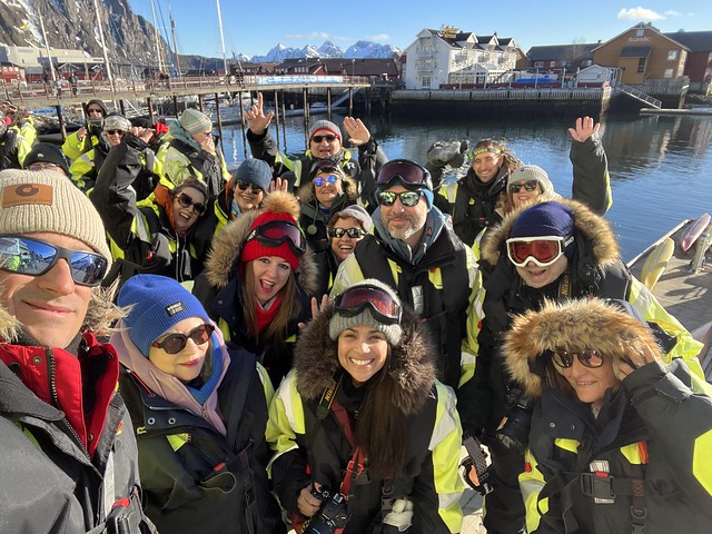 Con el equipo de viajeros y viajeras a las islas Lofoten en Noruega