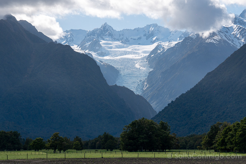 Ruta Nueva Zelanda en Coche Fox Glacier Lago Matheson