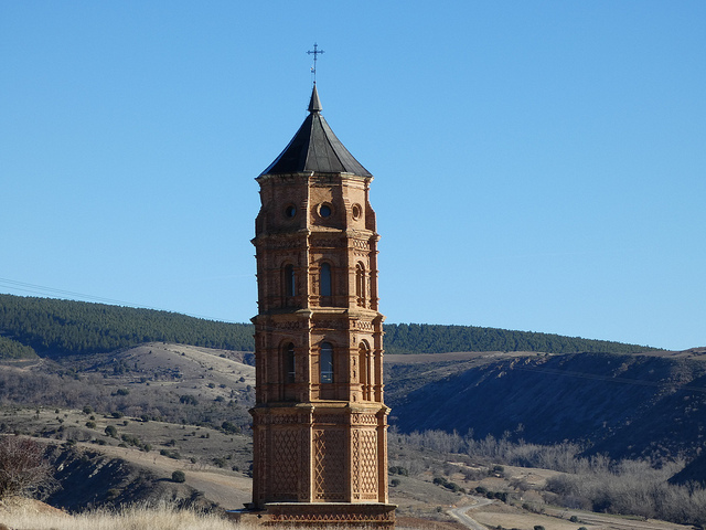 Torre mudéjar de Olalla (Tierras del Jiloca y Gallocanta)