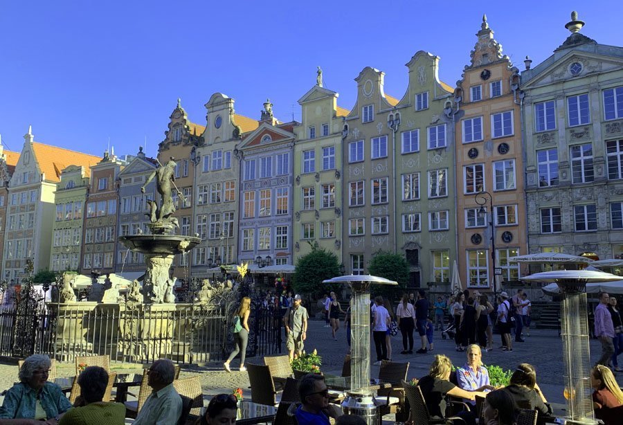 Plaza del mercado de Gdansk