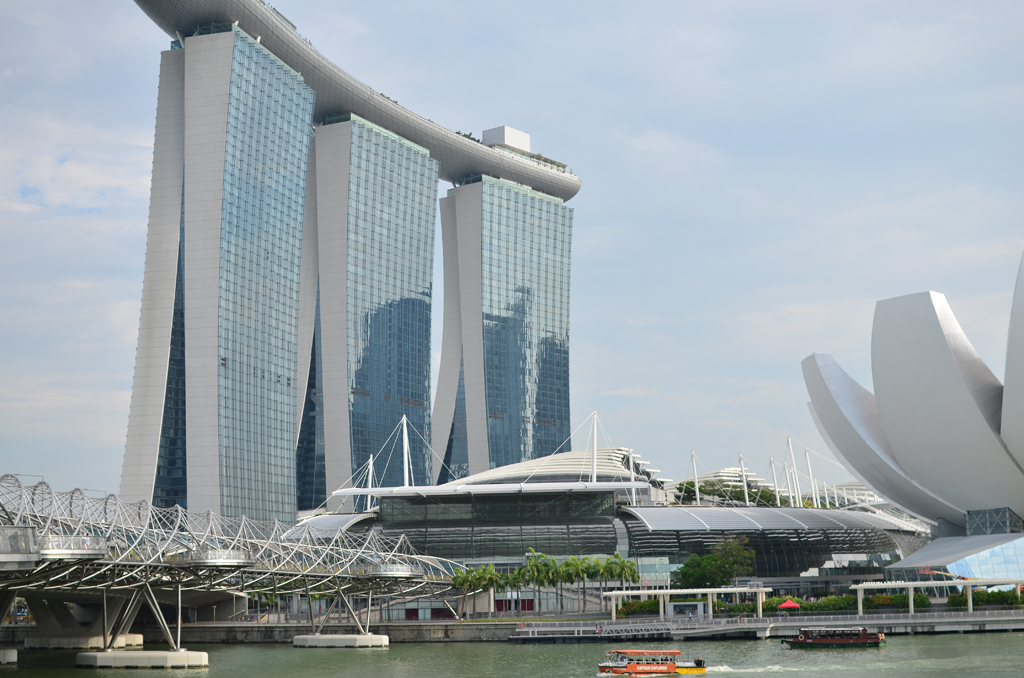 Vistas del Marina Bay Sands, Singapur