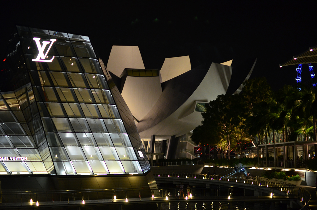 La Flor del Loto o Museo "ArtScience" de Singapur