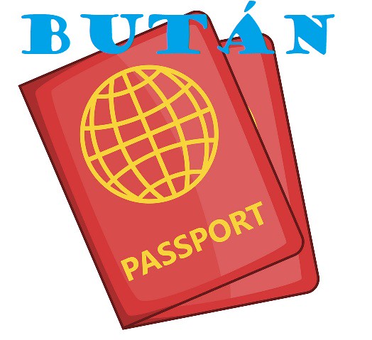 Icono de un pasaporte a Bután