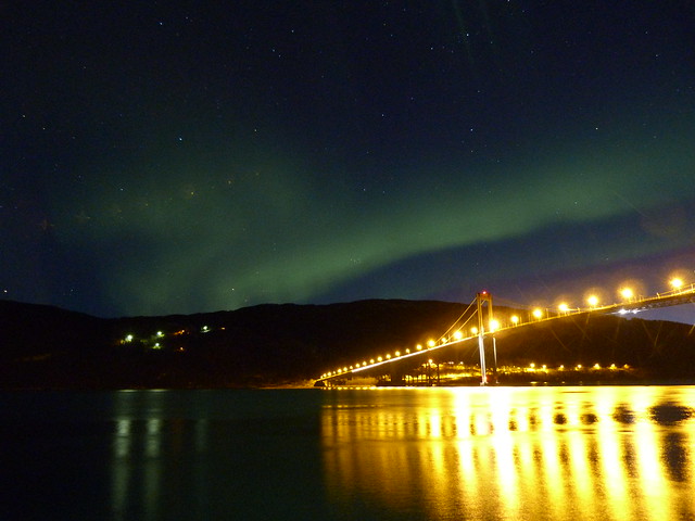 Aurora boreal en Laponia Noruega