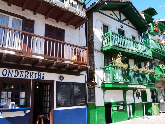 Casas típicas de Hondarribia (País Vasco)