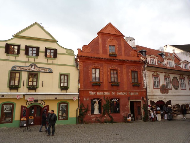 Casas de Cesky Krumlov (República Checa)