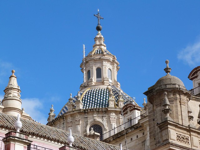 Fotografía de una cúpula de Sevilla