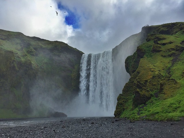 Cascada Skogafoss de Islandia