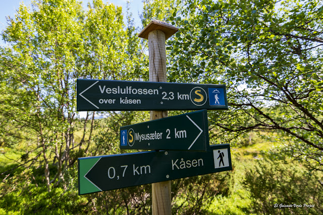 Señalización Ruta Brudesloret, Rondane - Noruega, por El Guisante Verde Project