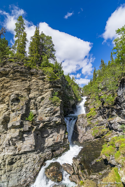 Cataratas río Ula en Rondane - Noruega, por El Guisante Verde Project