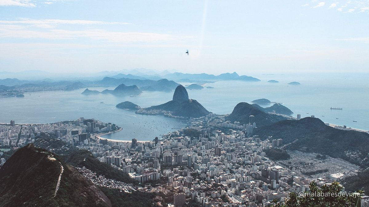 Vista de Rio de Janeiro desde el Cristo Redentor