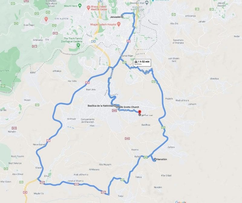 Mapa visitas Belén
