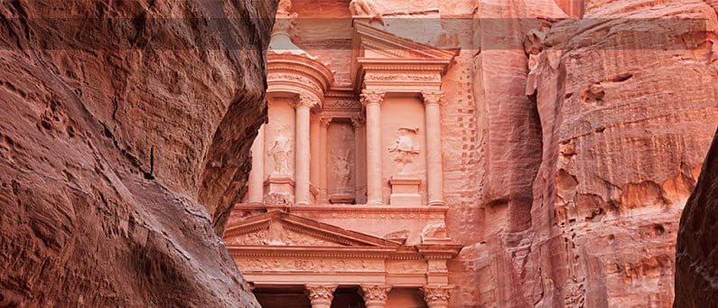 Siq, Petra, Tesoro