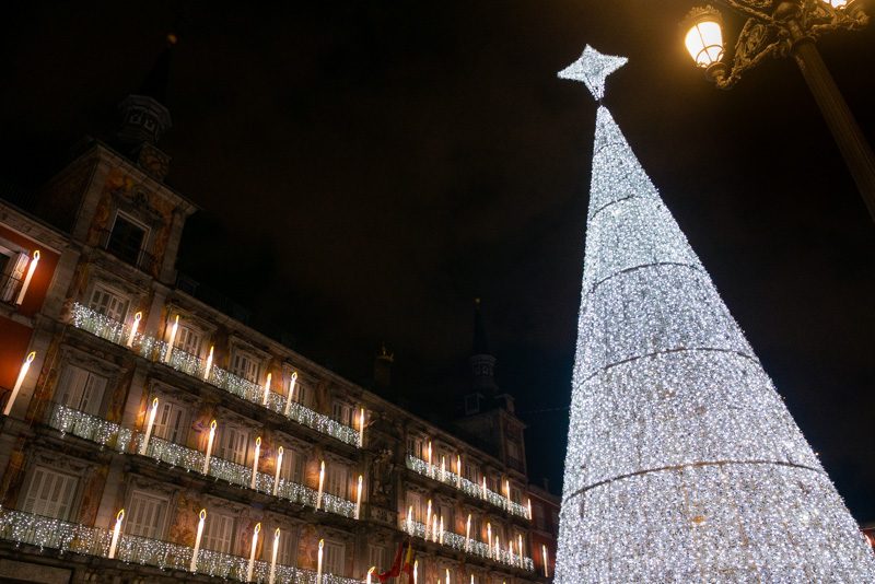 Navidad Madrid Arbol Plaza Mayor