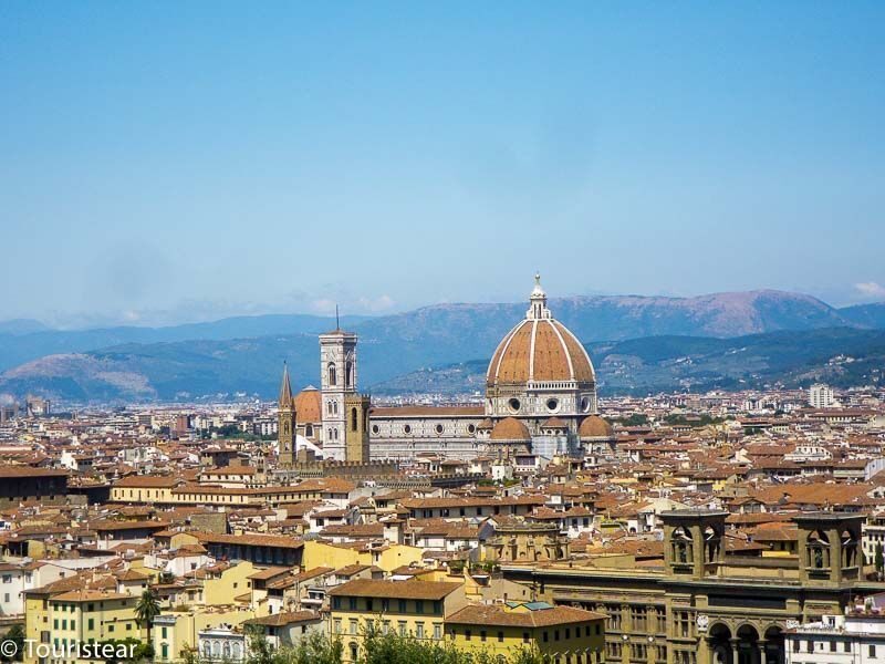 vista de florencia desde el piazzale michelangelo