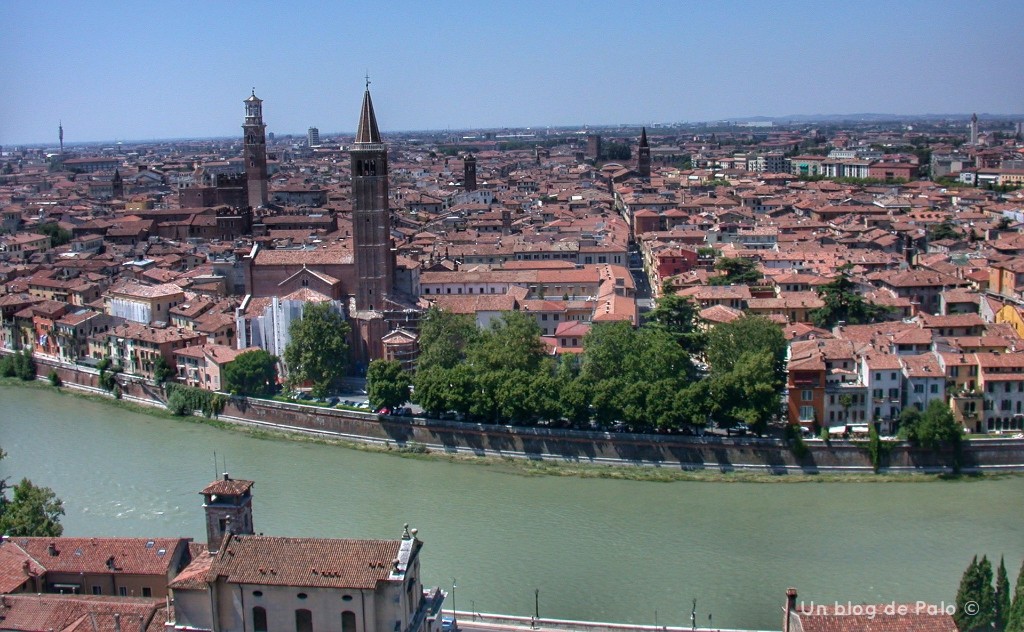 Vistas de la ciudad desde Castel San Pietro