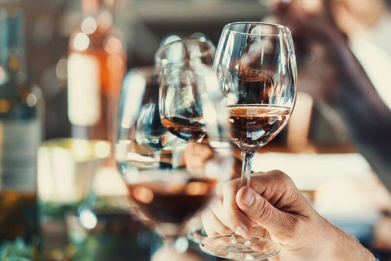 copas en Cata de vinos