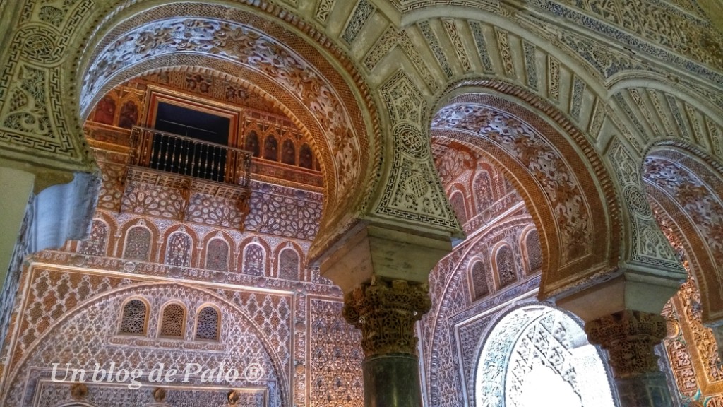 Interior de los Reales Alcázares de Sevilla