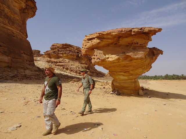 Imagen en desierto de Arabia Saudí