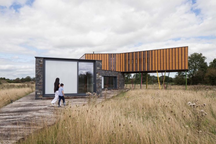 Vivienda en forma de L, Armando Iachini.