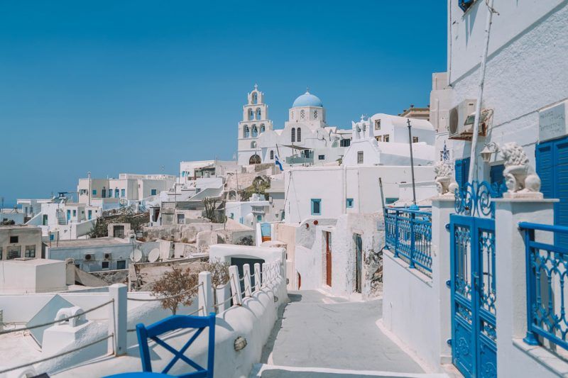 mejor época para viajar a Santorini Pyrgos