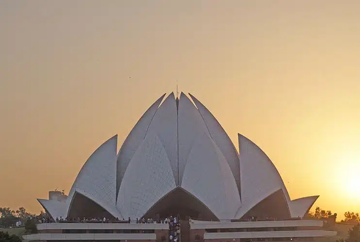 Templo de loto delhi