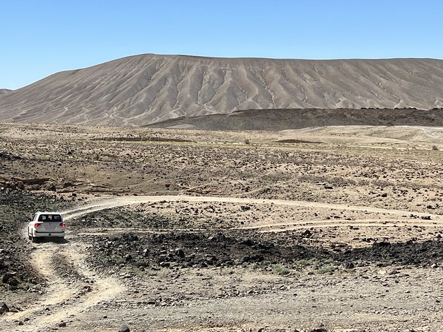 Harrat Khaybar es el gran campo volcánico que pudimos visitar en Arabia Saudí