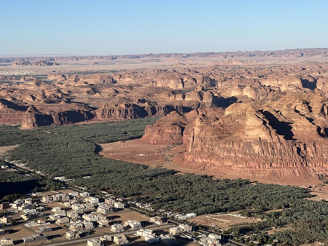 Vistas de Al Ula desde el Harrat Viewpoint (Arabia Saudí)