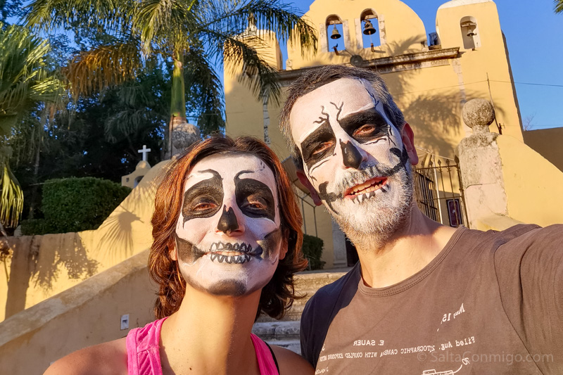 Dia de Muertos Janal Pixan Merida Maquillaje