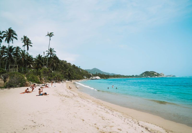 visitar el Parque Tayrona piscina