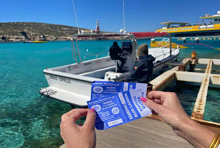 Tickets de ferry para visitar el blue lagoon de Malta