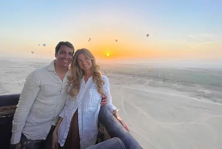 Paseo en globo en Lúxor al amanecer