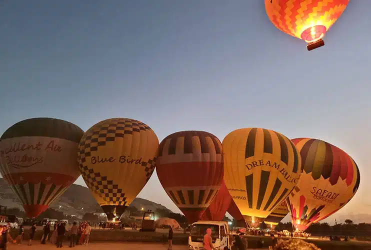 Vuelo en globo por Lúxor