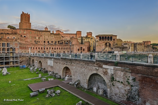 Mercado y Foro de Trajano, Foros Imperiales - Roma, por El Guisante Verde Project