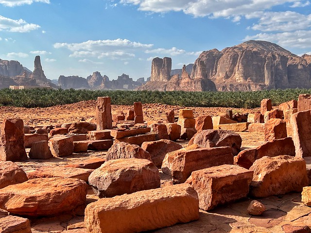 Ruinas dadanitas en Al Ula (Arabia Saudí)