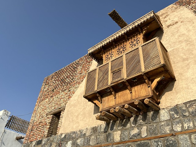 Balcón típico saudí