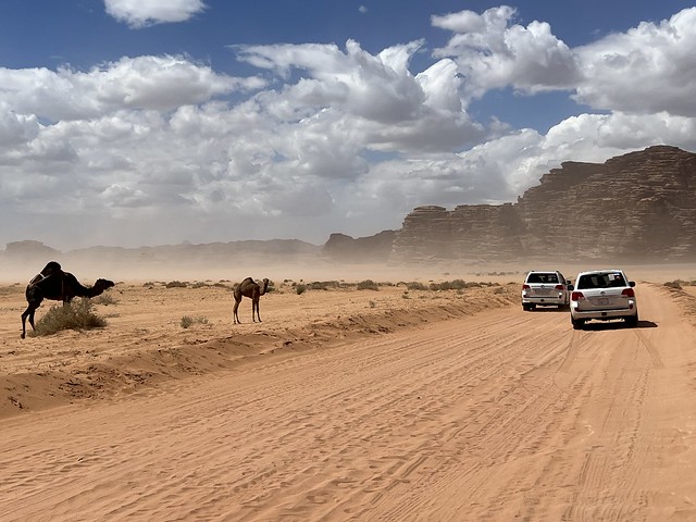 Pista de arena en Arabia Saudí