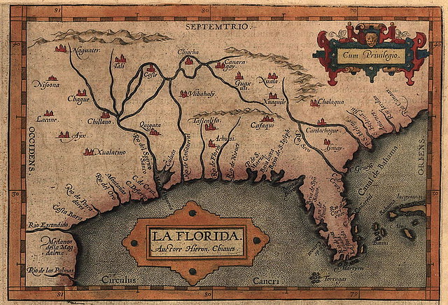 Mapa antiguo de Florida
