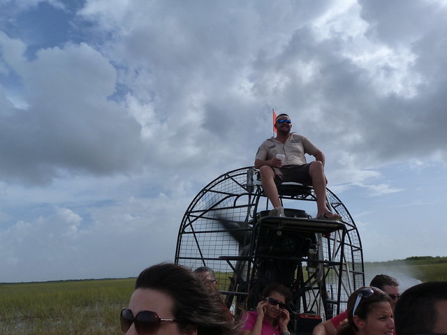 Hidrodeslizador en los Everglades (Florida)