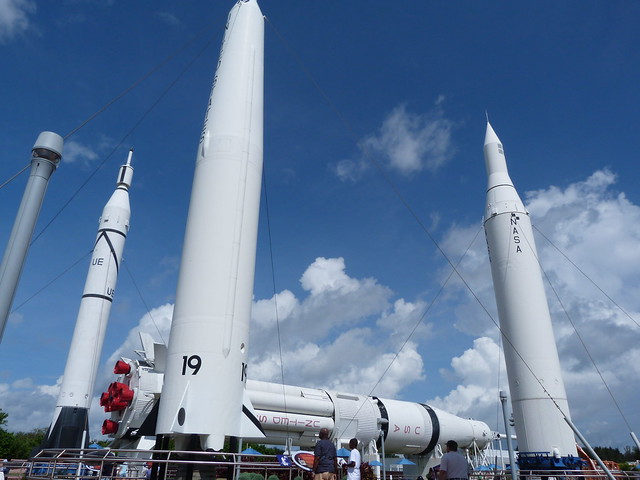 Rocket Garden en el Kennedy Space Center de Florida