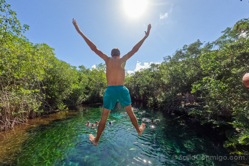 Cenotes Riviera Maya Mexico Bejil-Ha Salto