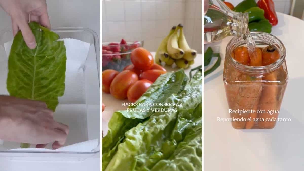 Trucos para conservar frutas y verduras mas tiempo