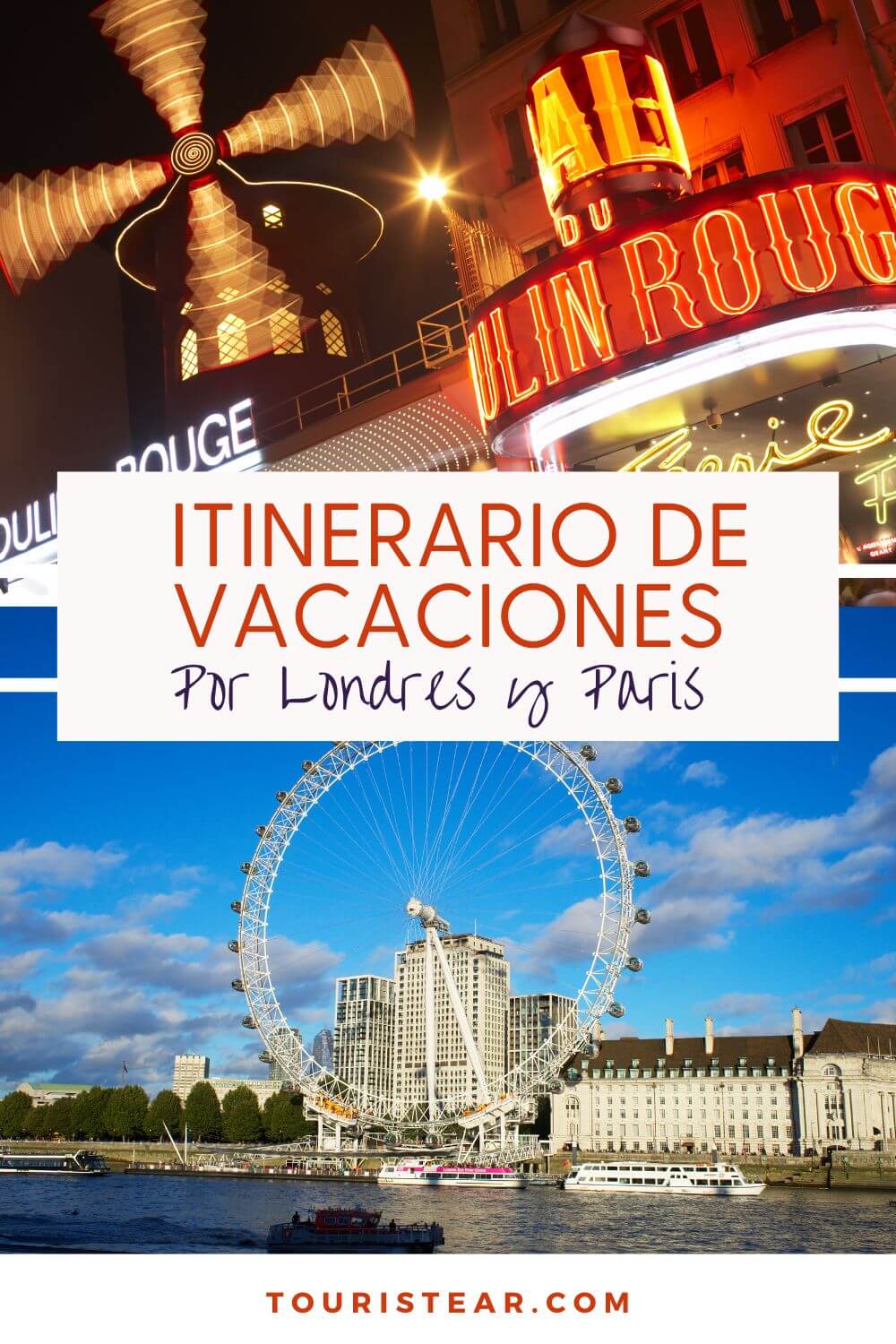 Londres-Paris Itinerario