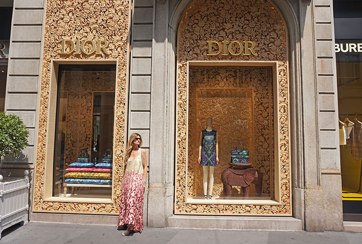 Cuadrilátero de la moda de Milán