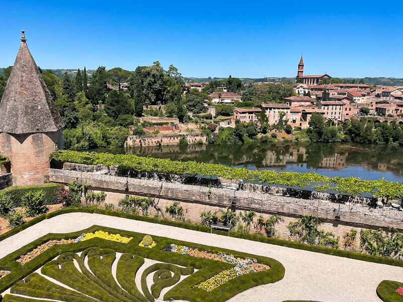 Jardines del Palacio Episcopal de Albi