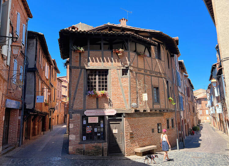 Las calles de Albi y Toulouse Lautrec