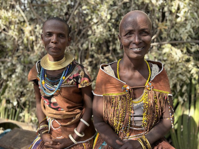 Mujeres datoga en Tanzania