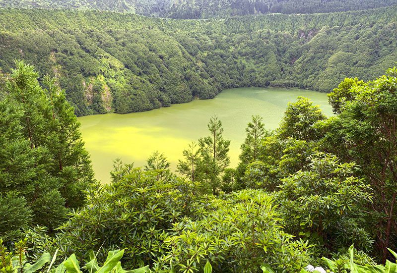 Lago verde San Miguel de Azores