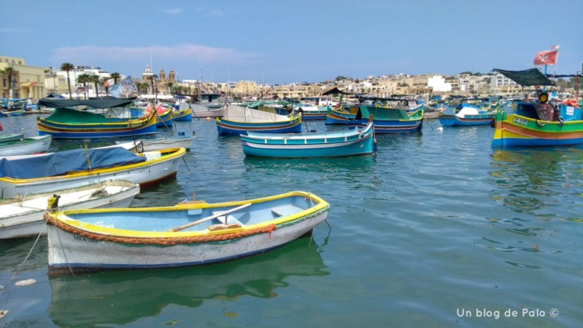 Puerto de Marsaxlokk, malta islas en Europa